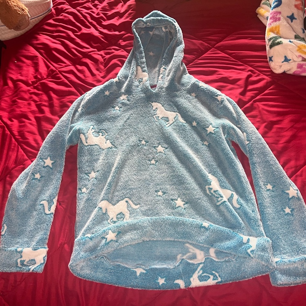 Boston Traders Blue Unicorn Kids Sweater